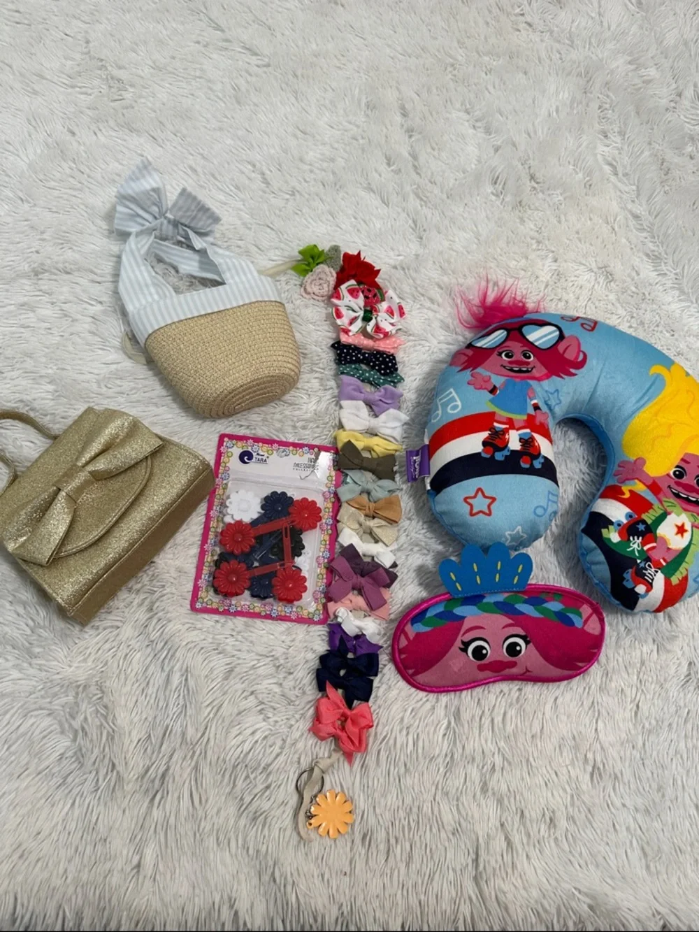 ⭐️ Infant/Toddler Accessories Bundle Hair Bows/Barrett/Purses